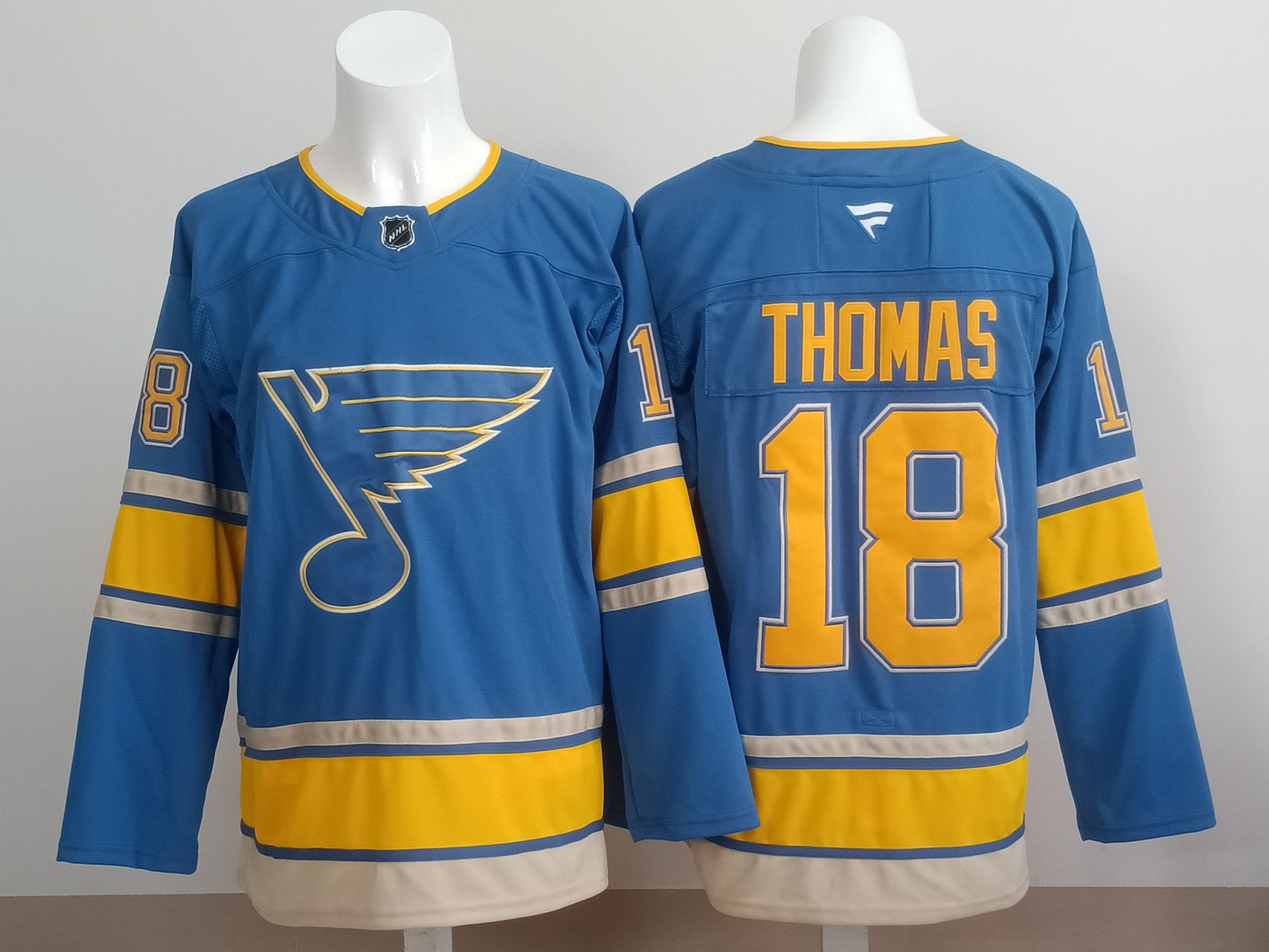 Men 2025 St.Louis Blues #18 Thomas Blue NHL Jersey style 01->st.louis blues->NHL Jersey